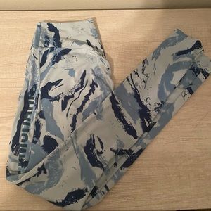 Blue Patterned Gymshark Leggings